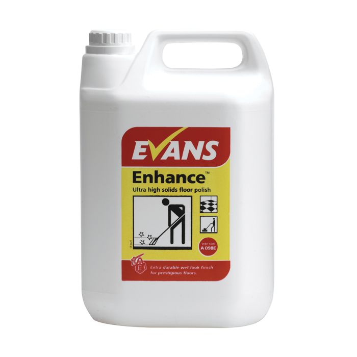 Evans Enhance high solid floor polish per 5 litre