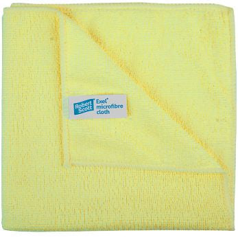 YELLOW Microfibre Cloths 40cm x 40cm x 10