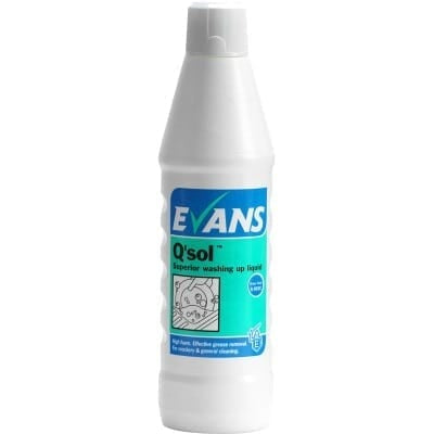 Evans Q Sol superior Washing Up Liquid 6x1ltr