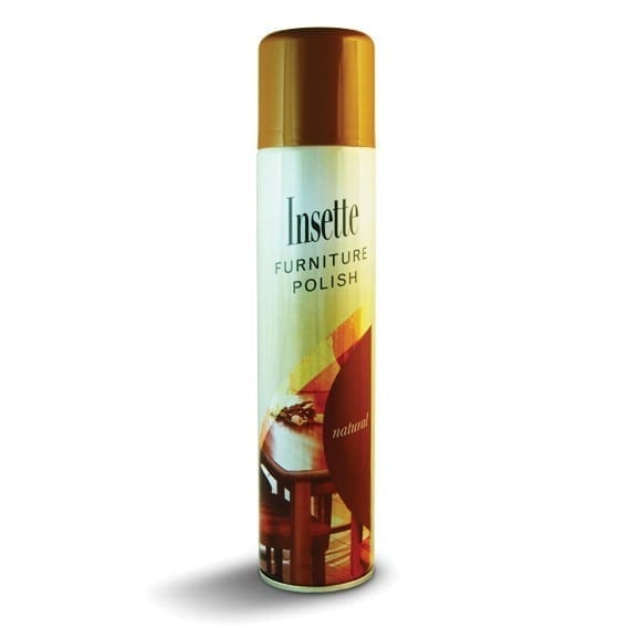 Insette furniture polish 12x300ml tins in a case