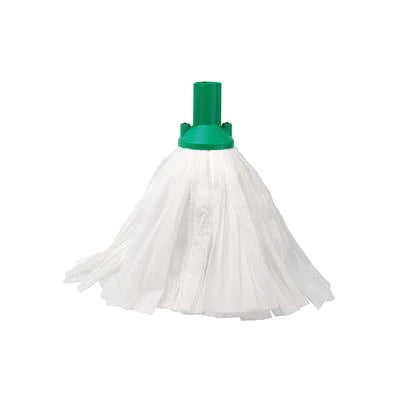 Large Big White Socket Mop Green