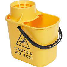 Yellow 15ltr Professional Mop Bucket