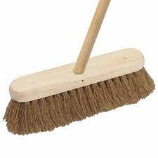 12” Soft Broom Complete with Wooden Handle