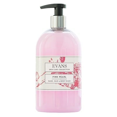 Evans Pink Pearlised Hand Soap 500ml