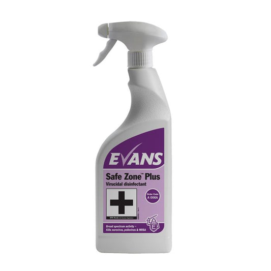 Evans Safe Zone Disinfectant Cleaner Ready To Use 750ml bottle