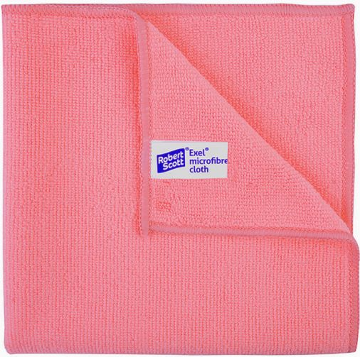 PINK Microfibre Cloth 40cmx40cm x 10