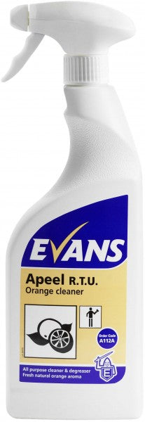 Evans Apeel heavy duty citrus cleaner ready to use 750ml bottle