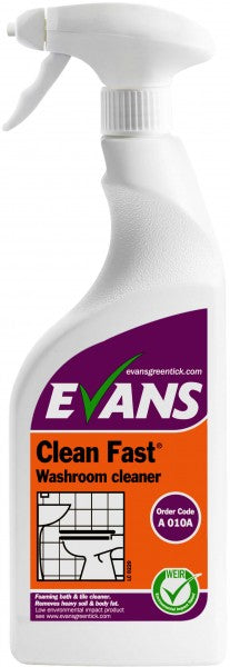 Evans Clean Fast ready to use 750ml bottle