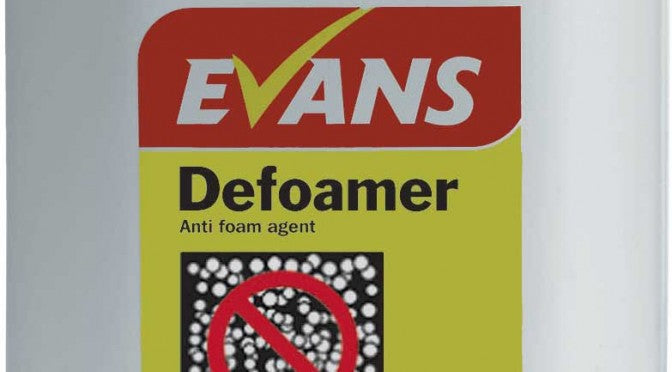 Evans Defoamer per 5 litre bottle