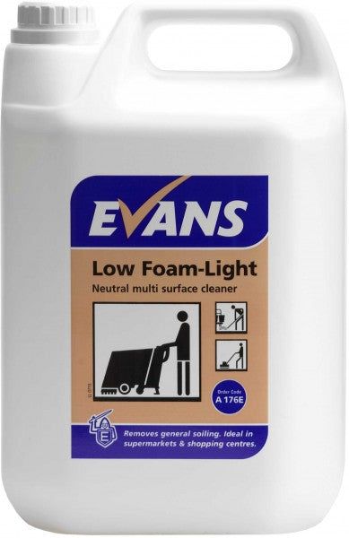 Evans Low Foam Light per 5 litre bottle