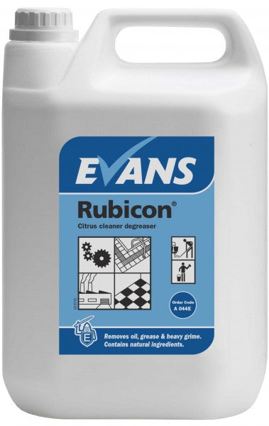 Evans Rubicon oil and grease remover per 5litre bottle